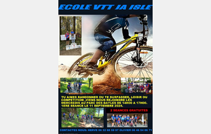 Reprise de l'école de VTT